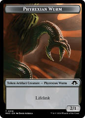 Phyrexian Germ // Phyrexian Wurm (0018) Double-Sided Token [Modern Horizons 3 Tokens] MTG Single Magic: The Gathering  | Multizone: Comics And Games