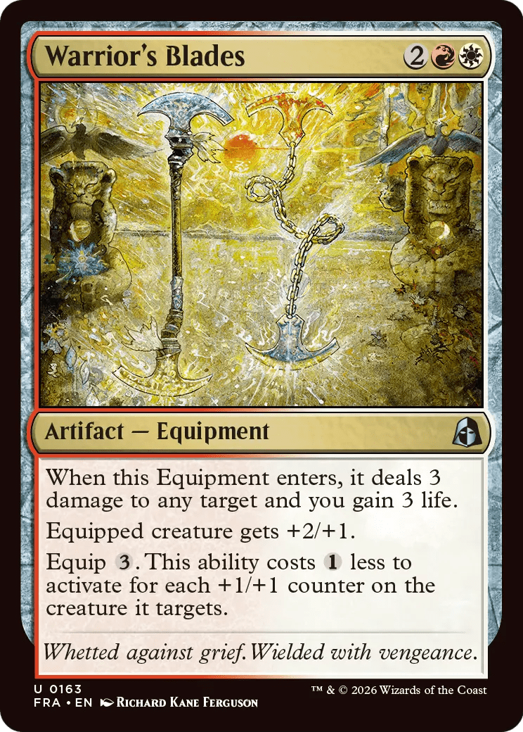Warrior's Blades [Reality Fracture] MTG Single Magic: The Gathering  | Multizone: Comics And Games