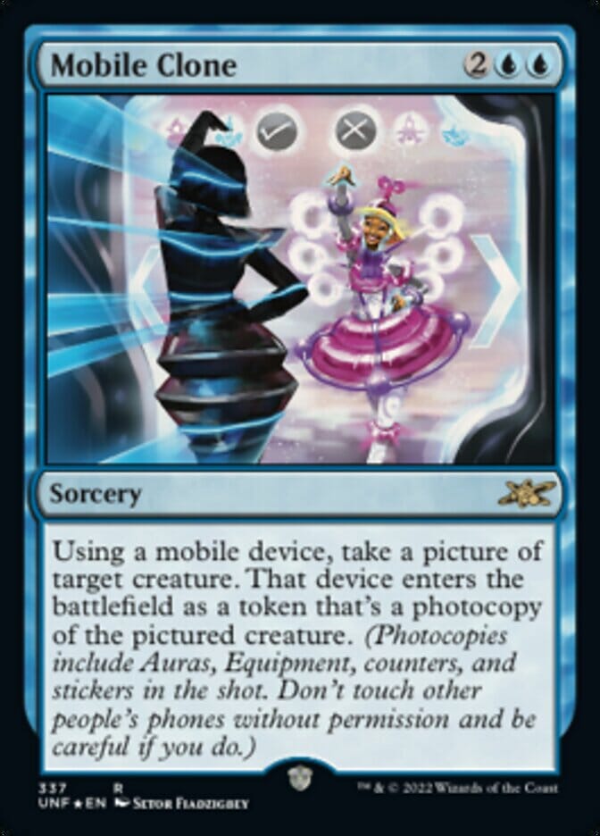 Mobile Clone (Galaxy Foil) [Unfinity] MTG Single Magic: The Gathering  | Multizone: Comics And Games