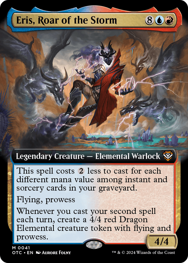 Eris, Roar of the Storm (Extended Art) [Outlaws of Thunder Junction Commander] MTG Single Magic: The Gathering  | Multizone: Comics And Games