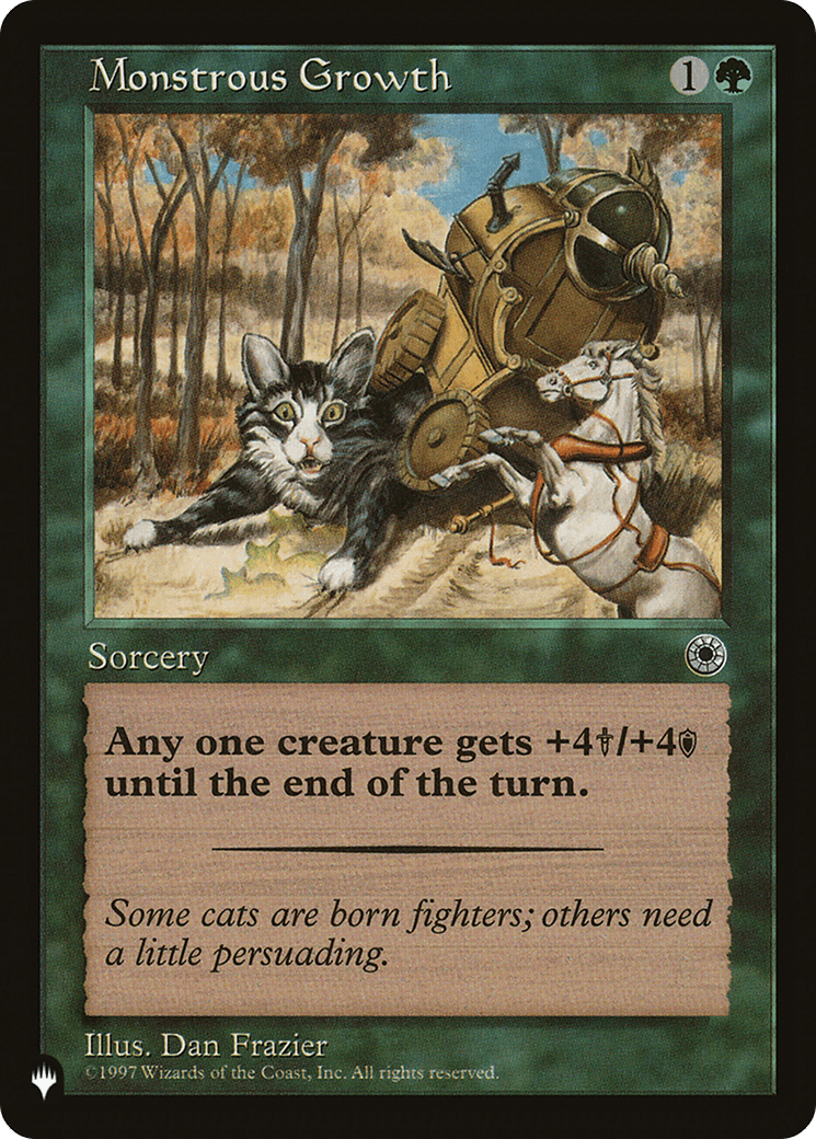 Monstrous Growth (Flavor Text) [The List] MTG Single Magic: The Gathering  | Multizone: Comics And Games