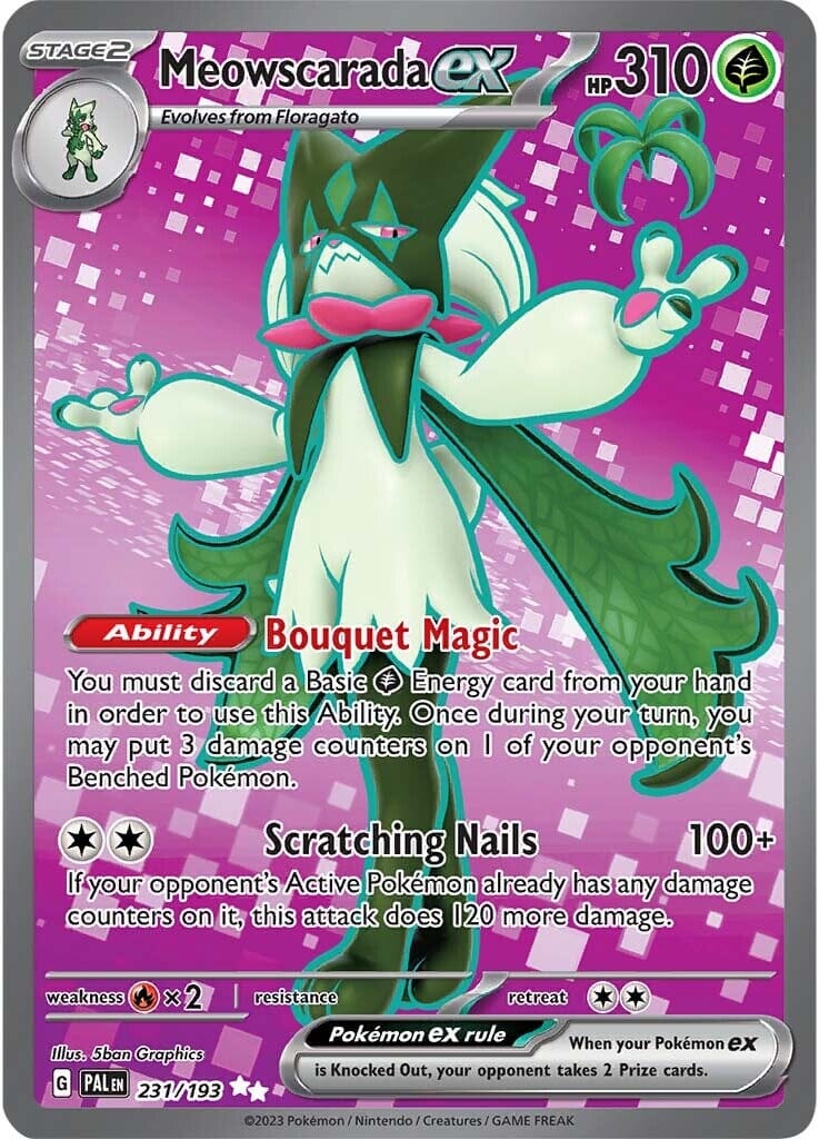 Meowscarada ex (231/193) [Scarlet & Violet: Paldea Evolved] Pokemon Single Pokémon  | Multizone: Comics And Games