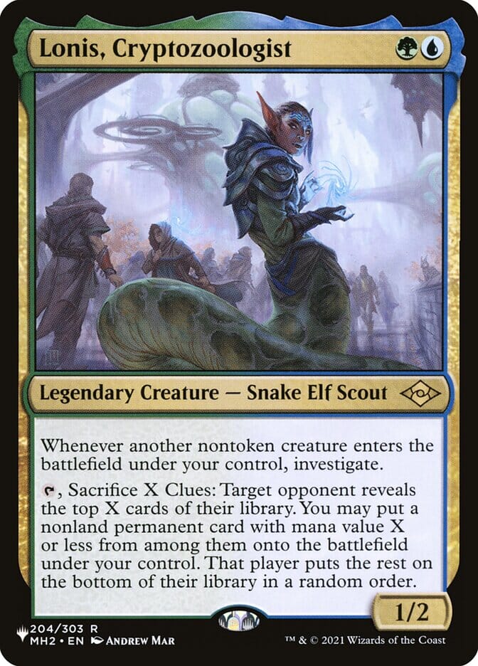 Lonis, Cryptozoologist [The List] MTG Single Magic: The Gathering  | Multizone: Comics And Games