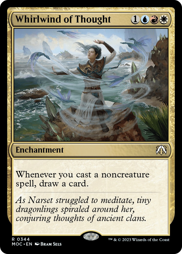 Whirlwind of Thought [March of the Machine Commander] MTG Single Magic: The Gathering  | Multizone: Comics And Games