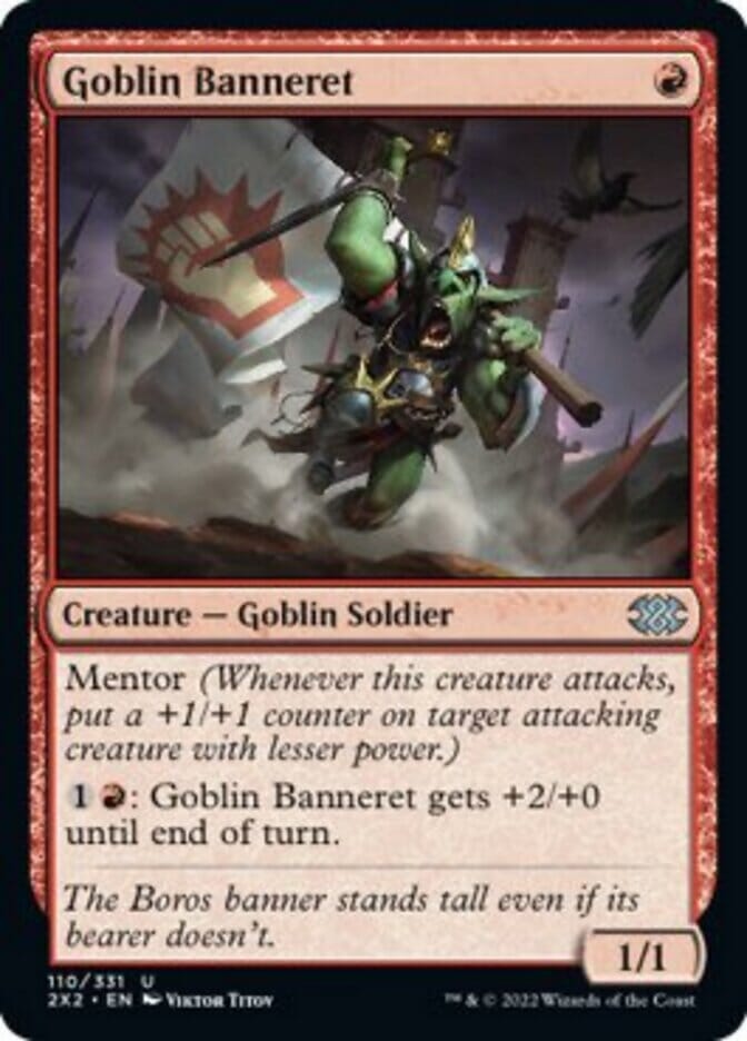 Goblin Banneret [Double Masters 2022] MTG Single Magic: The Gathering  | Multizone: Comics And Games