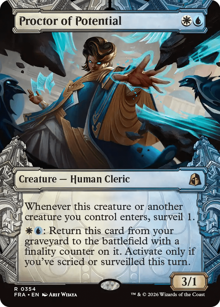 Proctor of Potential (Showcase) [Reality Fracture] MTG Single Magic: The Gathering  | Multizone: Comics And Games