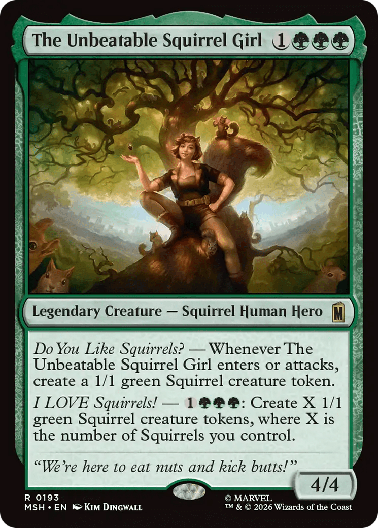 The Unbeatable Squirrel Girl [Marvel Super Heroes] MTG Single Magic: The Gathering  | Multizone: Comics And Games