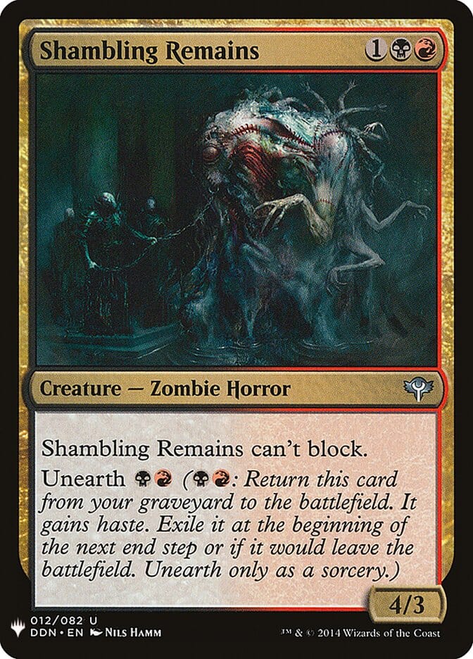 Shambling Remains [Mystery Booster] MTG Single Magic: The Gathering  | Multizone: Comics And Games