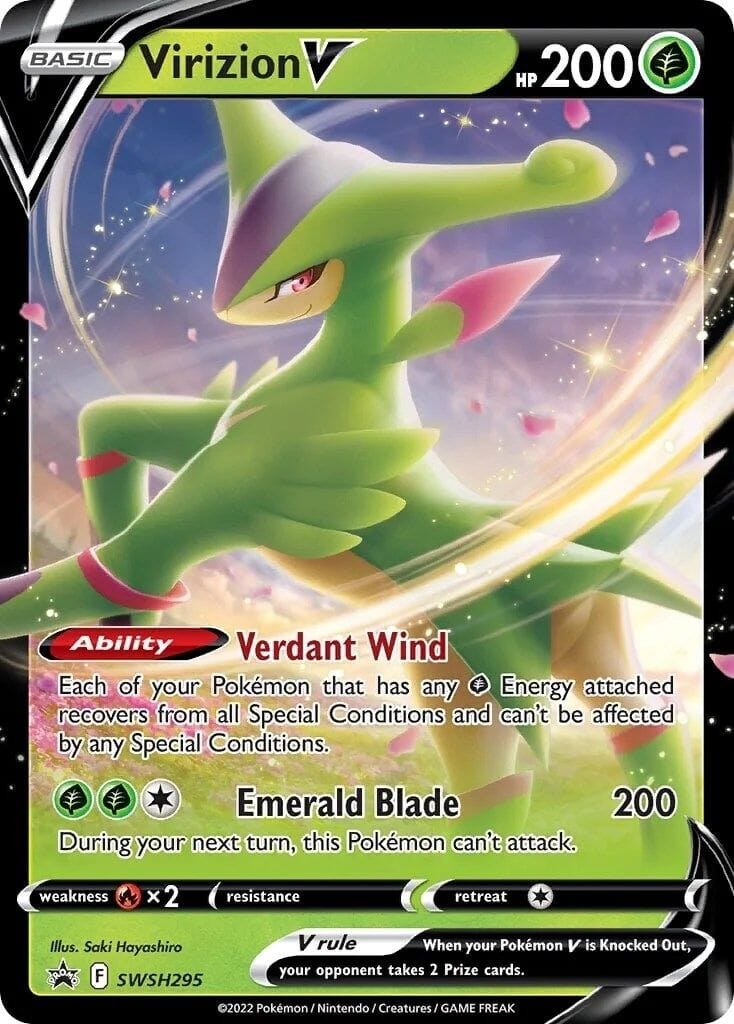 Virizion V (SWSH295) [Sword & Shield: Black Star Promos] Pokemon Single Pokémon  | Multizone: Comics And Games