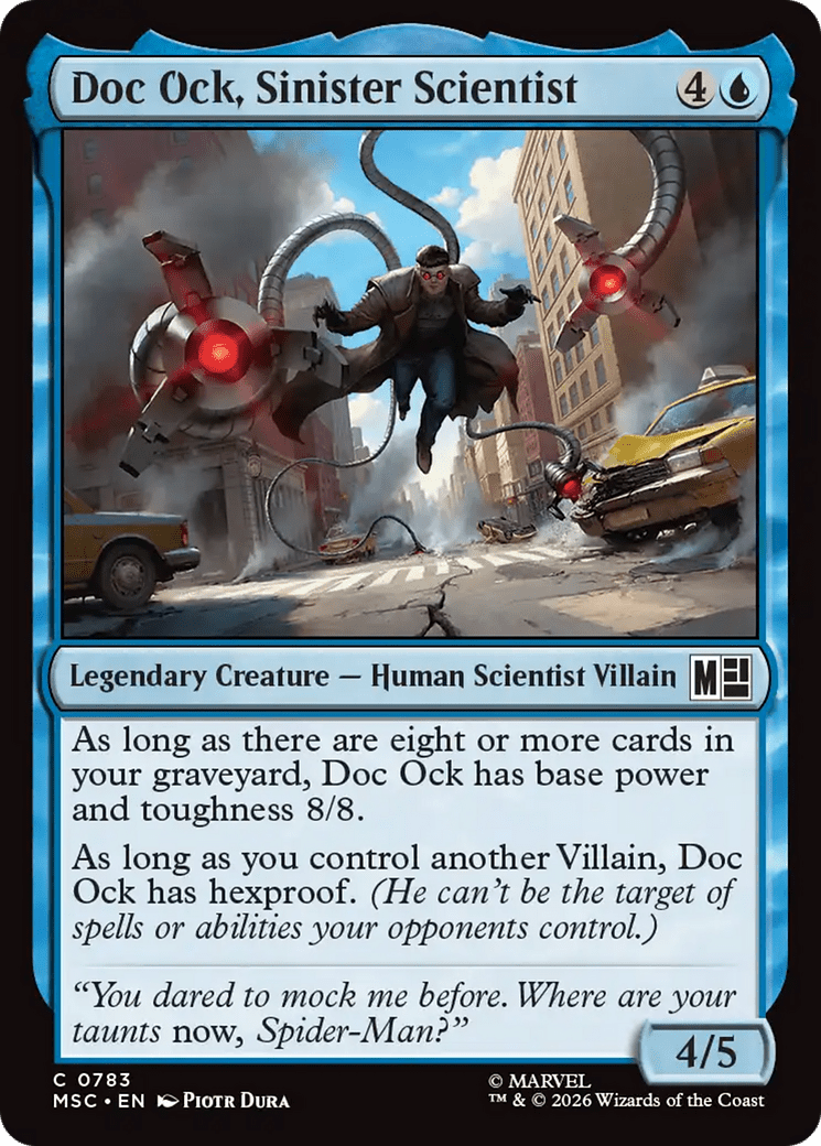 Doc Ock, Sinister Scientist [Marvel Super Heroes Commander] MTG Single Magic: The Gathering  | Multizone: Comics And Games