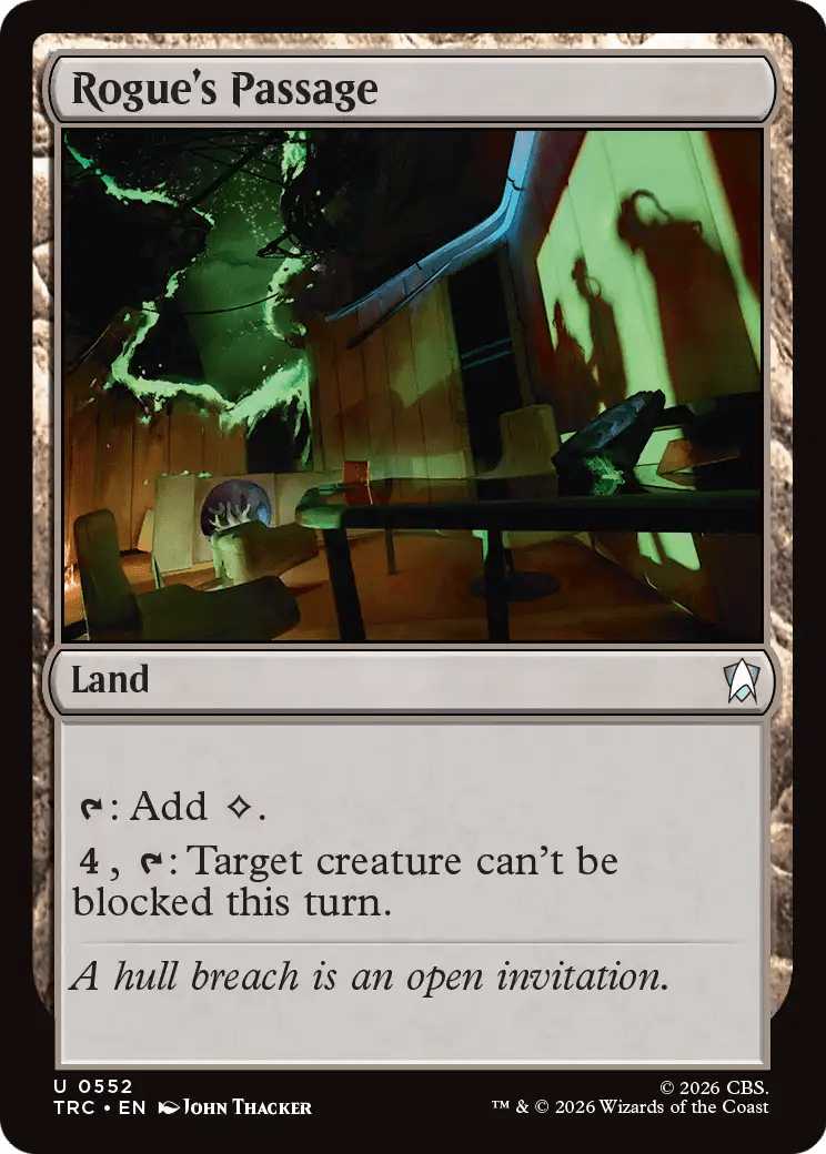 Rogue's Passage (Surge Foil) [Star Trek Commander] MTG Single Magic: The Gathering  | Multizone: Comics And Games