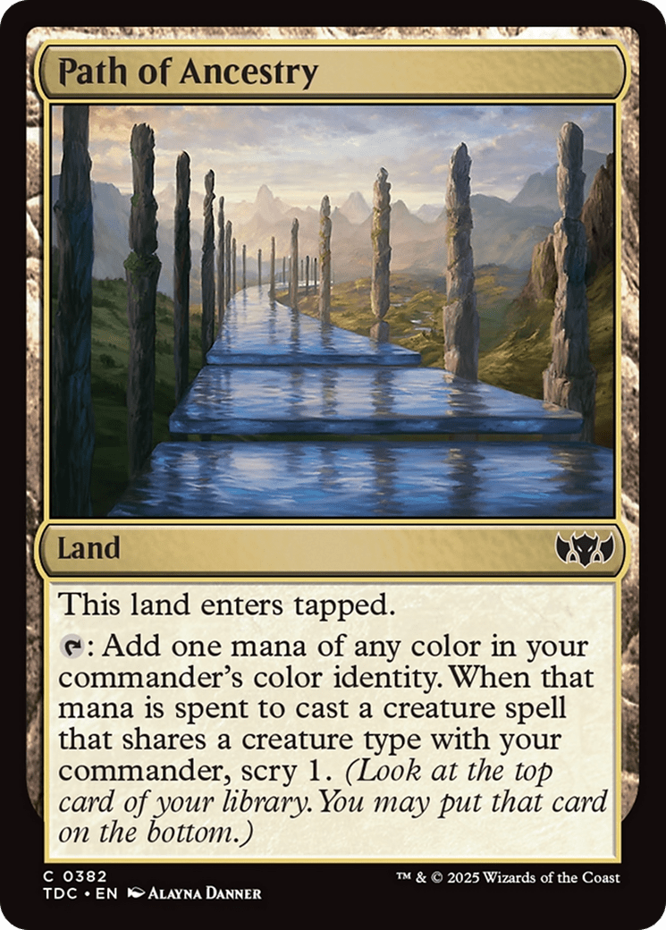 Path of Ancestry [Tarkir: Dragonstorm Commander] MTG Single Magic: The Gathering  | Multizone: Comics And Games