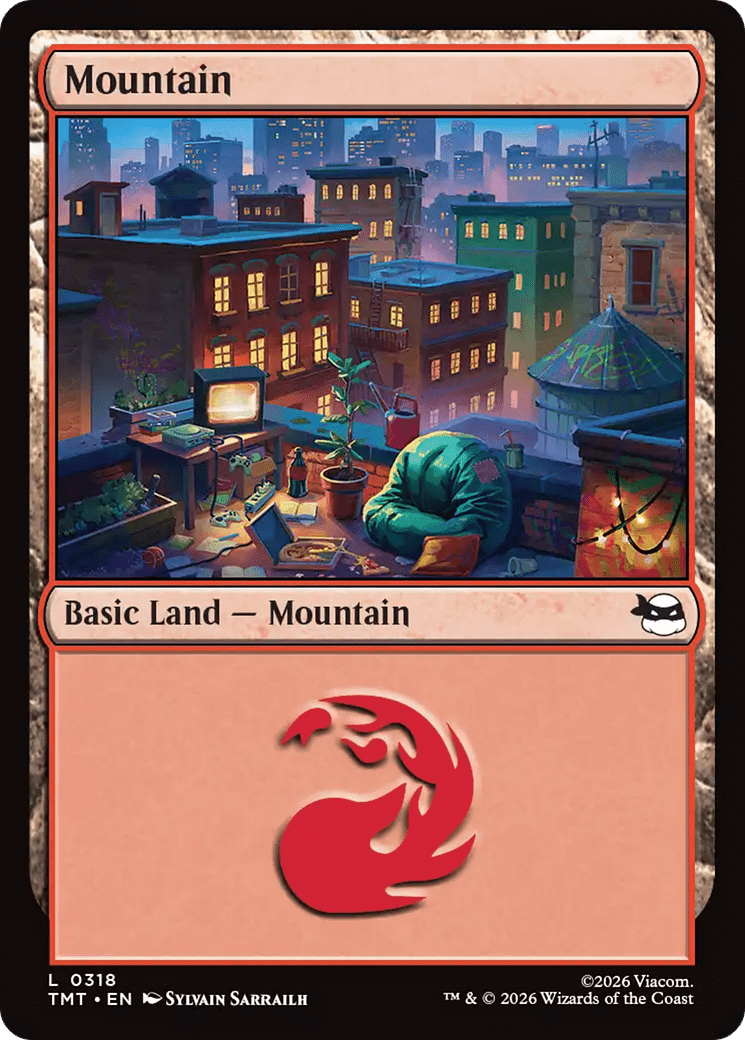 Mountain (0318) [Teenage Mutant Ninja Turtles] MTG Single Magic: The Gathering  | Multizone: Comics And Games