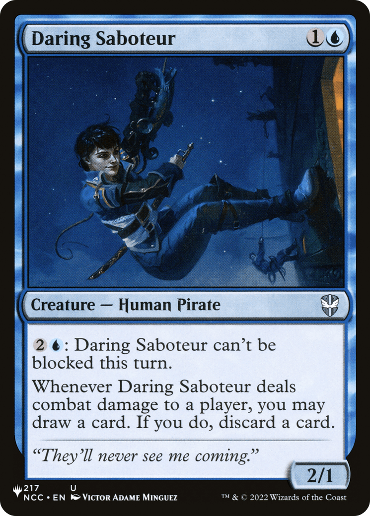 Daring Saboteur [The List] MTG Single Magic: The Gathering  | Multizone: Comics And Games