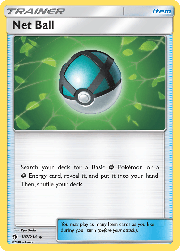 Net Ball (187/214) [Sun & Moon: Lost Thunder] Pokemon Single Pokémon  | Multizone: Comics And Games
