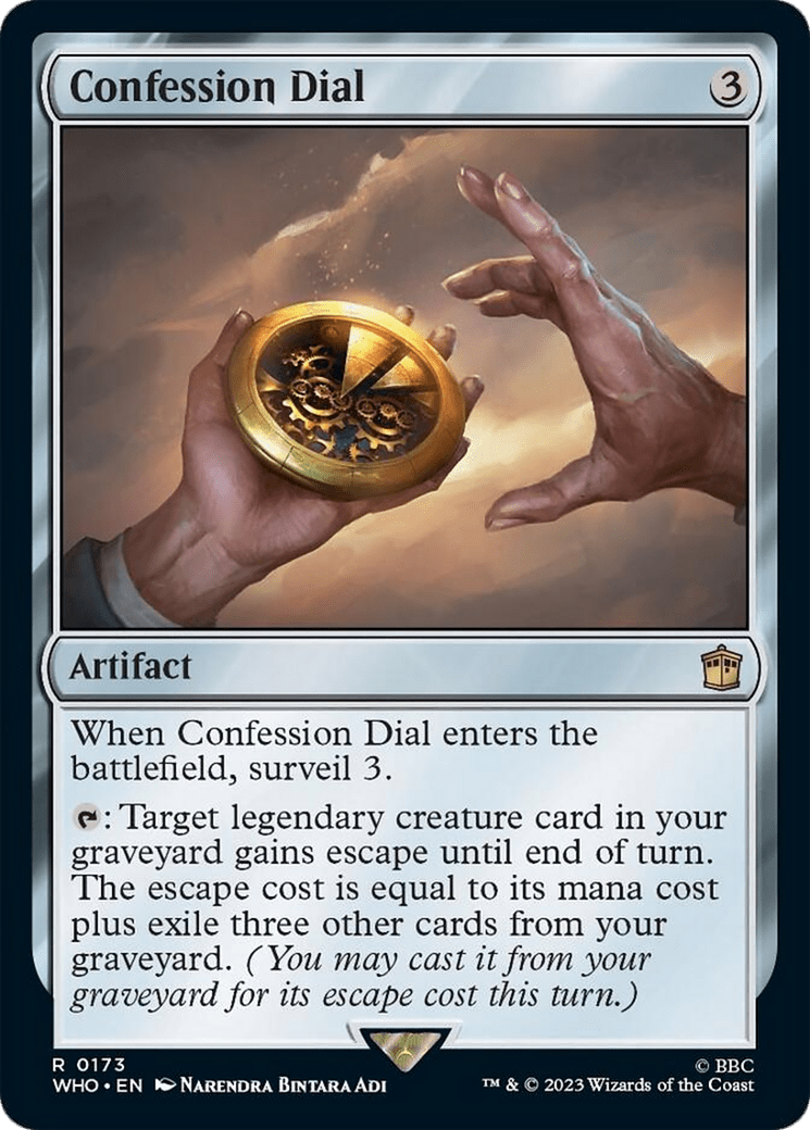 Confession Dial [Doctor Who] MTG Single Magic: The Gathering  | Multizone: Comics And Games