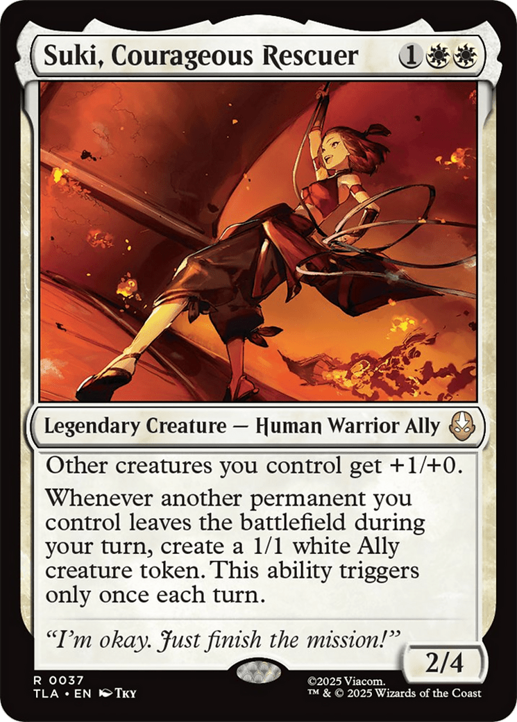 Suki, Courageous Rescuer [Avatar: The Last Airbender] MTG Single Magic: The Gathering  | Multizone: Comics And Games
