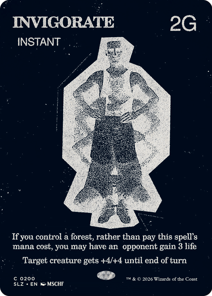 Invigorate (0200) [Secret Lair x MSCHF: The Zeta Set] MTG Single Magic: The Gathering  | Multizone: Comics And Games