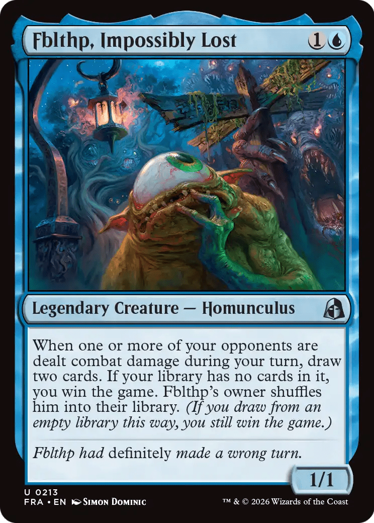 Fblthp, Impossibly Lost [Reality Fracture] MTG Single Magic: The Gathering  | Multizone: Comics And Games