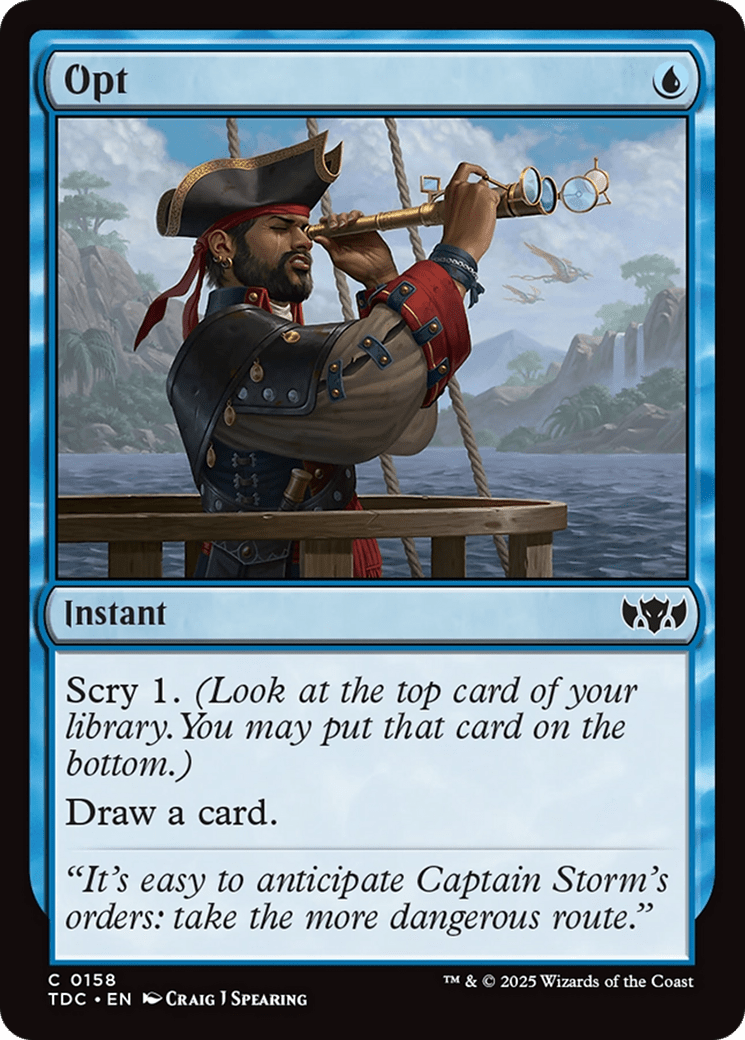 Opt [Tarkir: Dragonstorm Commander] MTG Single Magic: The Gathering  | Multizone: Comics And Games