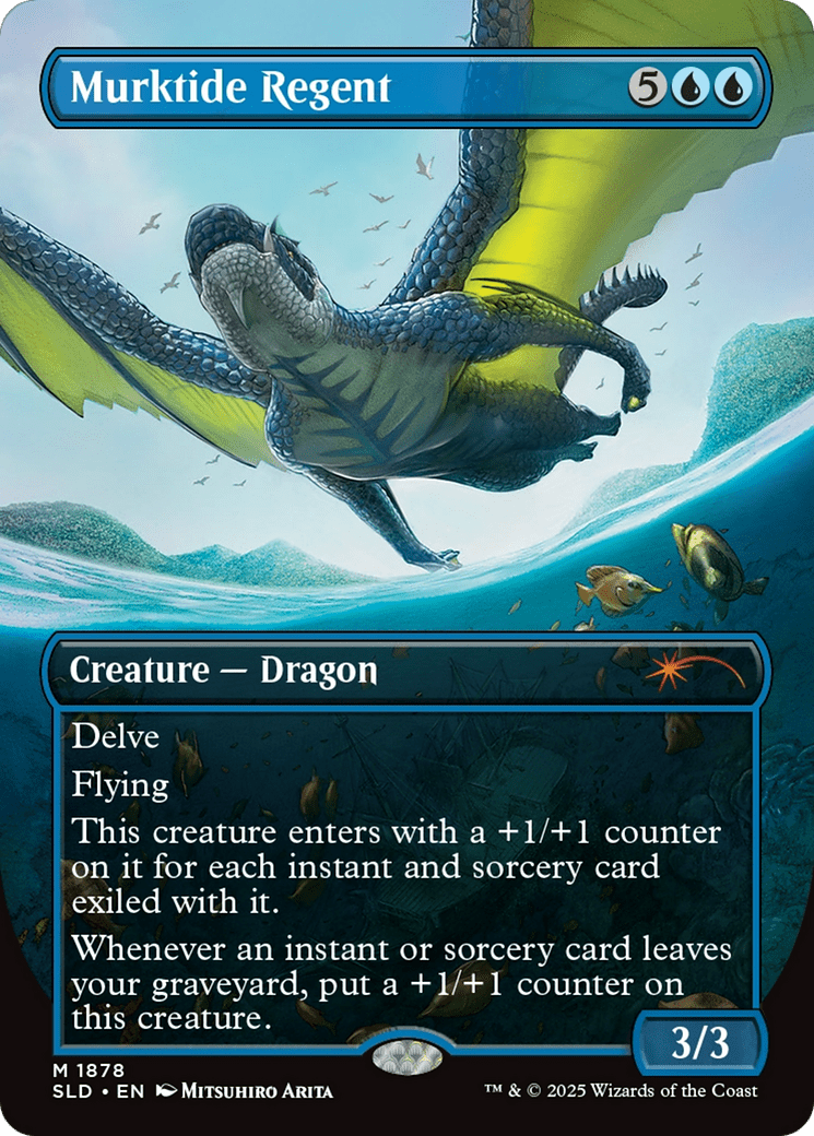 Murktide Regent (Rainbow Foil) [Secret Lair Drop Series] MTG Single Magic: The Gathering  | Multizone: Comics And Games