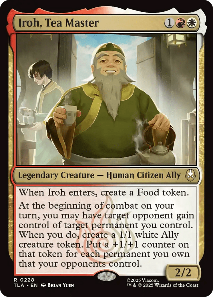 Iroh, Tea Master [Avatar: The Last Airbender] MTG Single Magic: The Gathering  | Multizone: Comics And Games