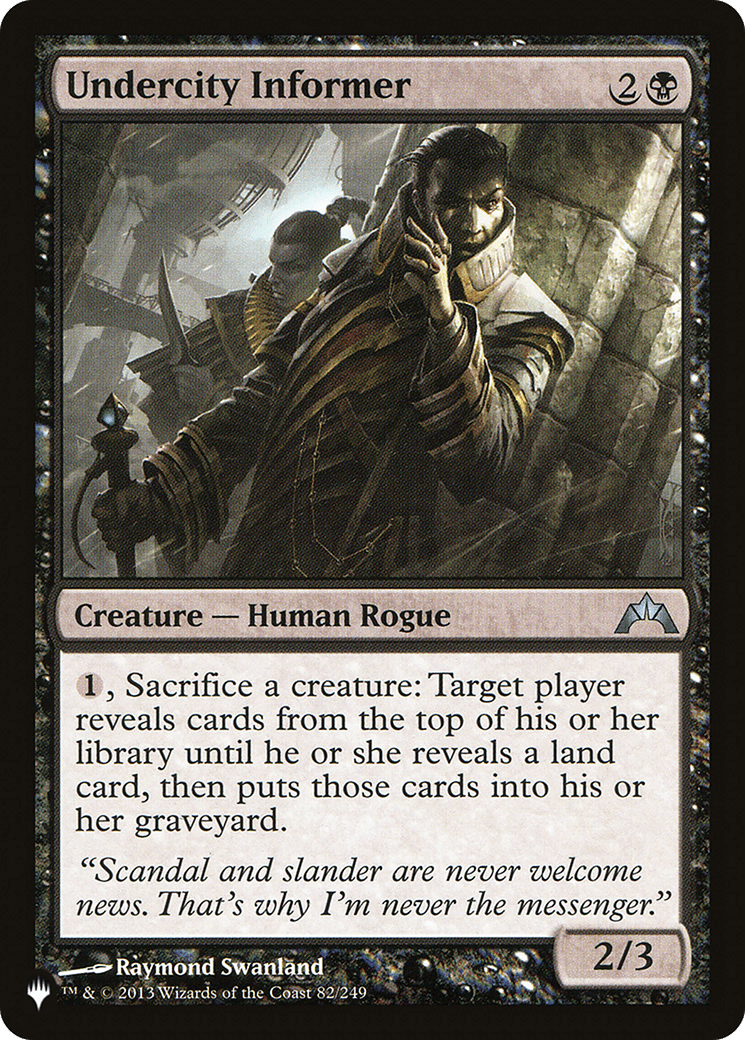 Undercity Informer [The List] MTG Single Magic: The Gathering  | Multizone: Comics And Games