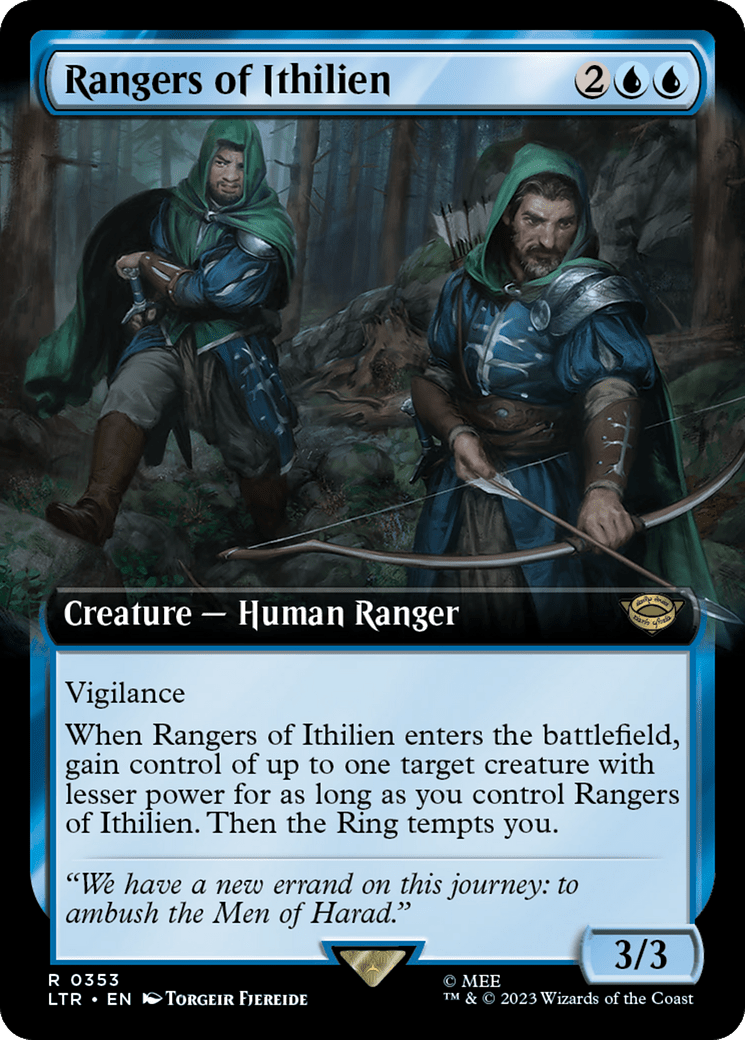 Rangers of Ithilien (Extended Art) [The Lord of the Rings: Tales of Middle-Earth] MTG Single Magic: The Gathering  | Multizone: Comics And Games