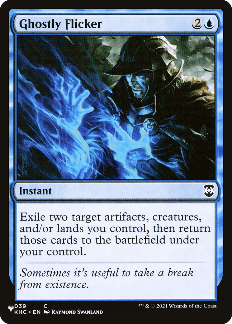 Ghostly Flicker [The List] MTG Single Magic: The Gathering  | Multizone: Comics And Games