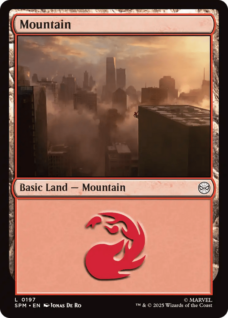 Mountain (0197) [Marvel's Spider-Man] MTG Single Magic: The Gathering  | Multizone: Comics And Games