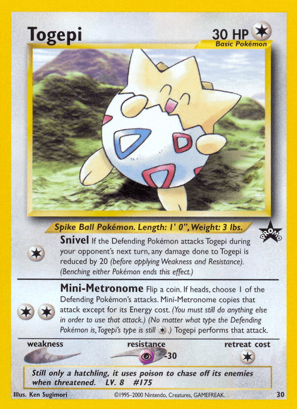 Togepi (30) [Wizards of the Coast: Black Star Promos] Pokemon Single Pokémon  | Multizone: Comics And Games