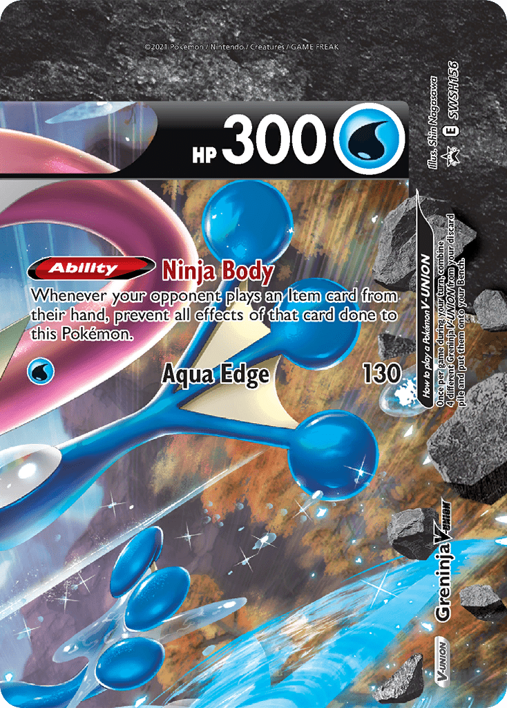 Greninja V-Union (SWSH156) [Sword & Shield: Black Star Promos] Pokemon Single Pokémon  | Multizone: Comics And Games
