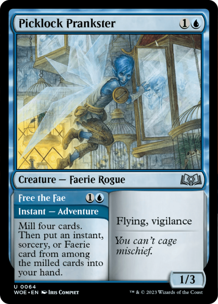Picklock Prankster [Wilds of Eldraine] MTG Single Magic: The Gathering  | Multizone: Comics And Games