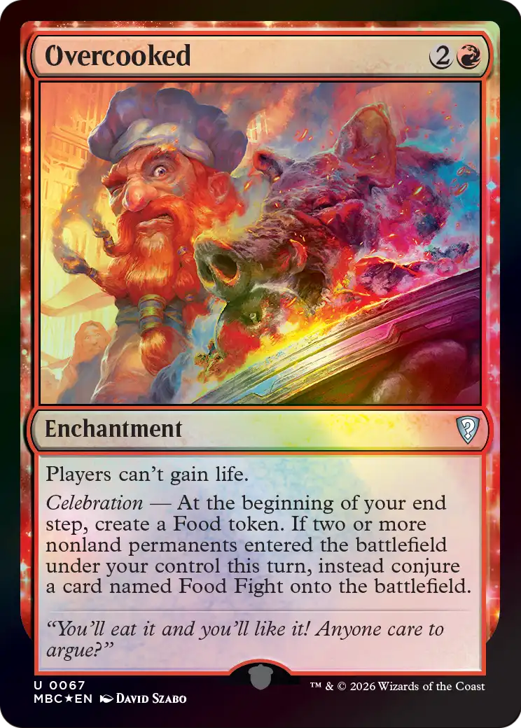 Overcooked [Mystery Booster: Commander Edition] | Multizone: Comics And Games