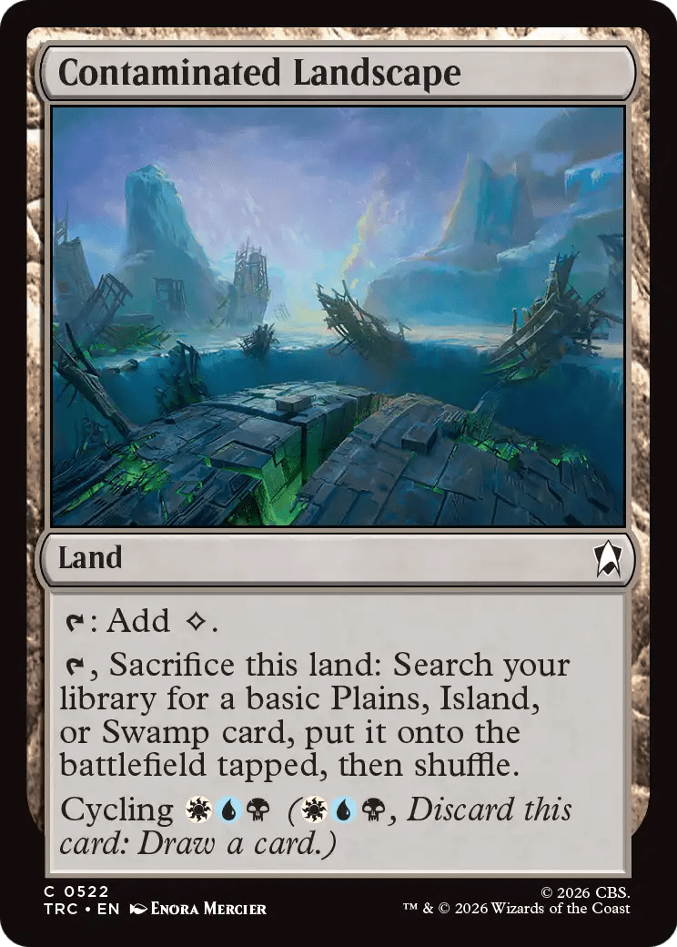 Contaminated Landscape [Star Trek Commander] MTG Single Magic: The Gathering  | Multizone: Comics And Games