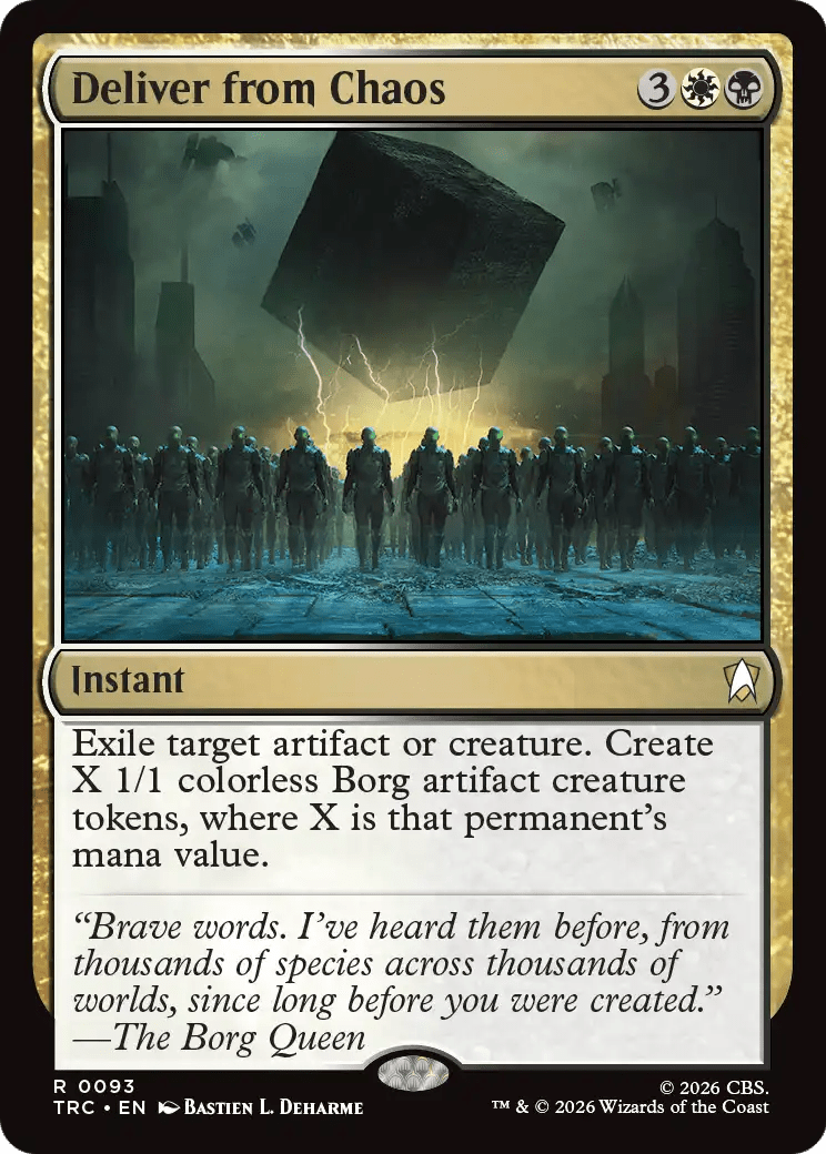 Deliver from Chaos (Surge Foil) [Star Trek Commander] MTG Single Magic: The Gathering  | Multizone: Comics And Games