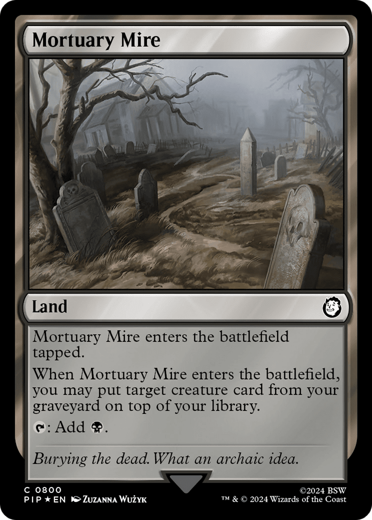 Mortuary Mire (Surge Foil) [Fallout] MTG Single Magic: The Gathering  | Multizone: Comics And Games
