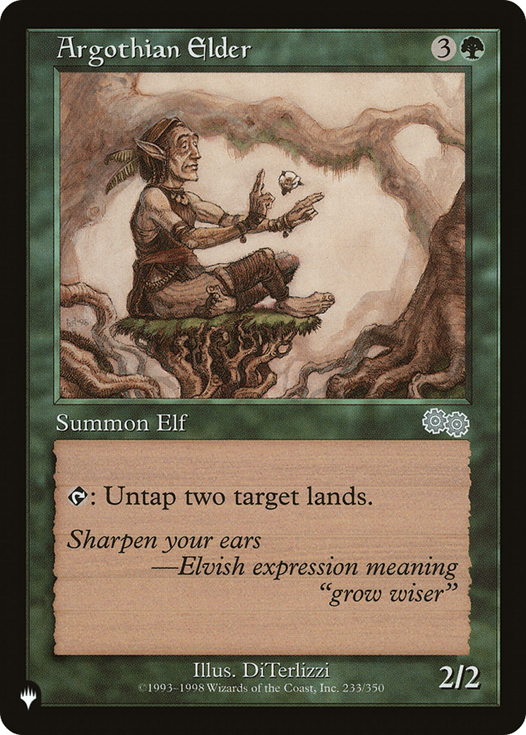 Argothian Elder [The List] MTG Single Magic: The Gathering  | Multizone: Comics And Games