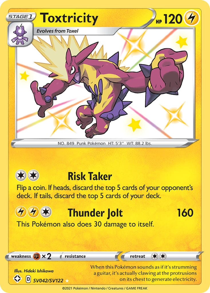 Toxtricity (SV042/SV122) [Sword & Shield: Shining Fates] Pokemon Single Pokémon  | Multizone: Comics And Games