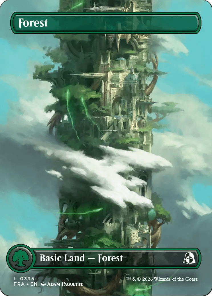 Forest (Borderless) (0396) [Reality Fracture] MTG Single Magic: The Gathering  | Multizone: Comics And Games