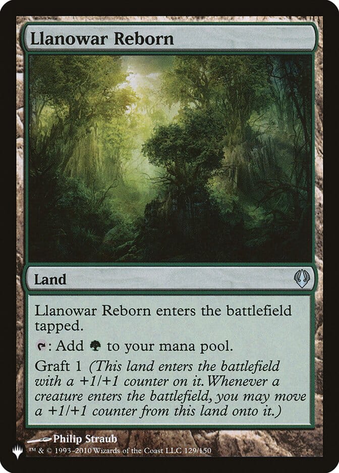 Llanowar Reborn [The List] MTG Single Magic: The Gathering  | Multizone: Comics And Games