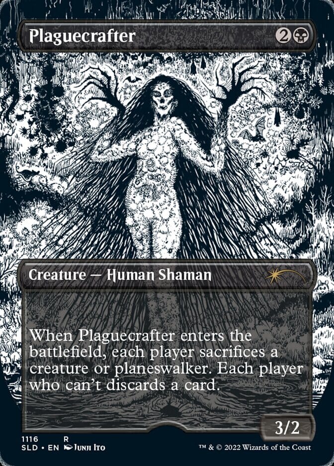 Plaguecrafter (Borderless) [Secret Lair Drop Series] MTG Single Magic: The Gathering  | Multizone: Comics And Games