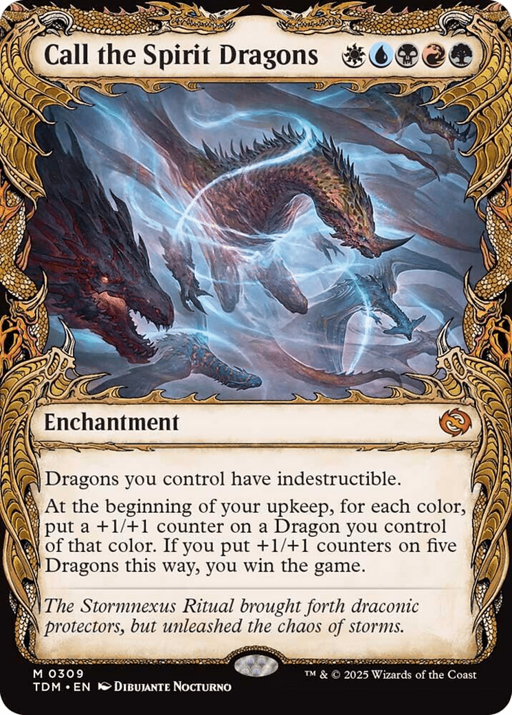 Call the Spirit Dragons (Showcase) [Tarkir: Dragonstorm] MTG Single Magic: The Gathering  | Multizone: Comics And Games