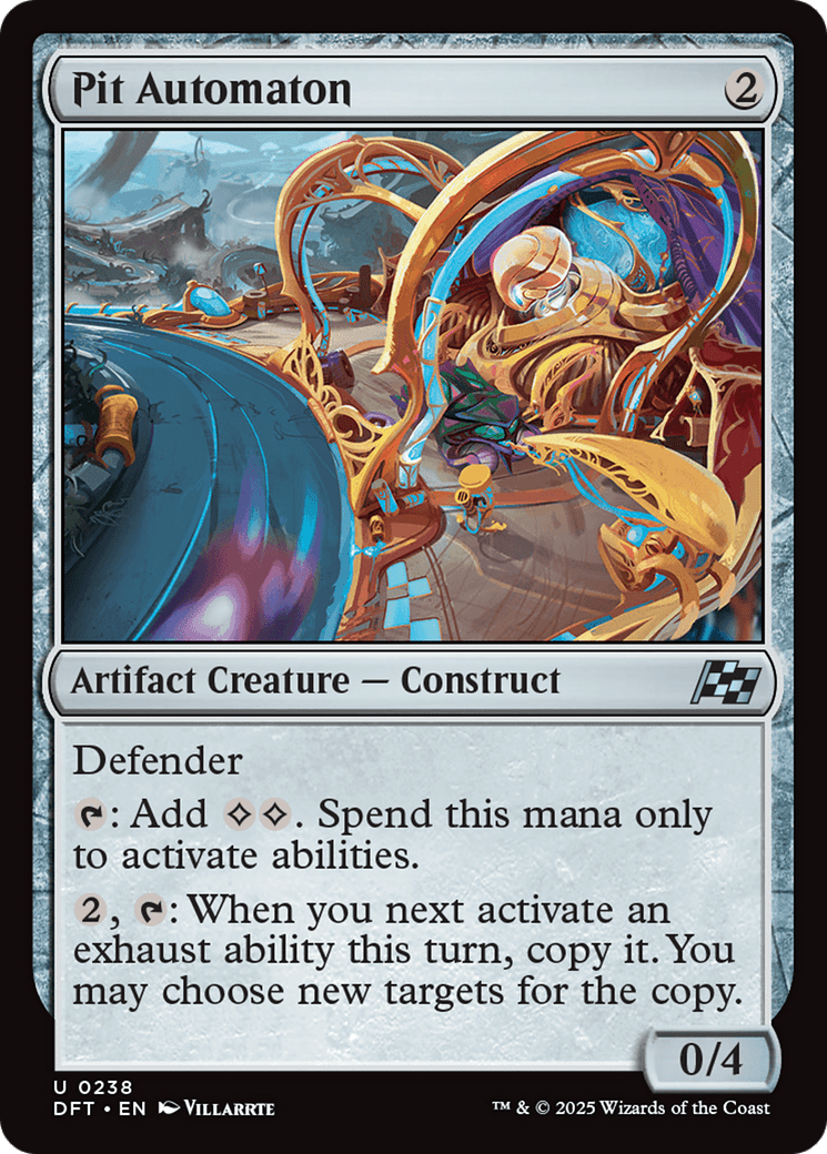 Pit Automaton [Aetherdrift] MTG Single Magic: The Gathering  | Multizone: Comics And Games