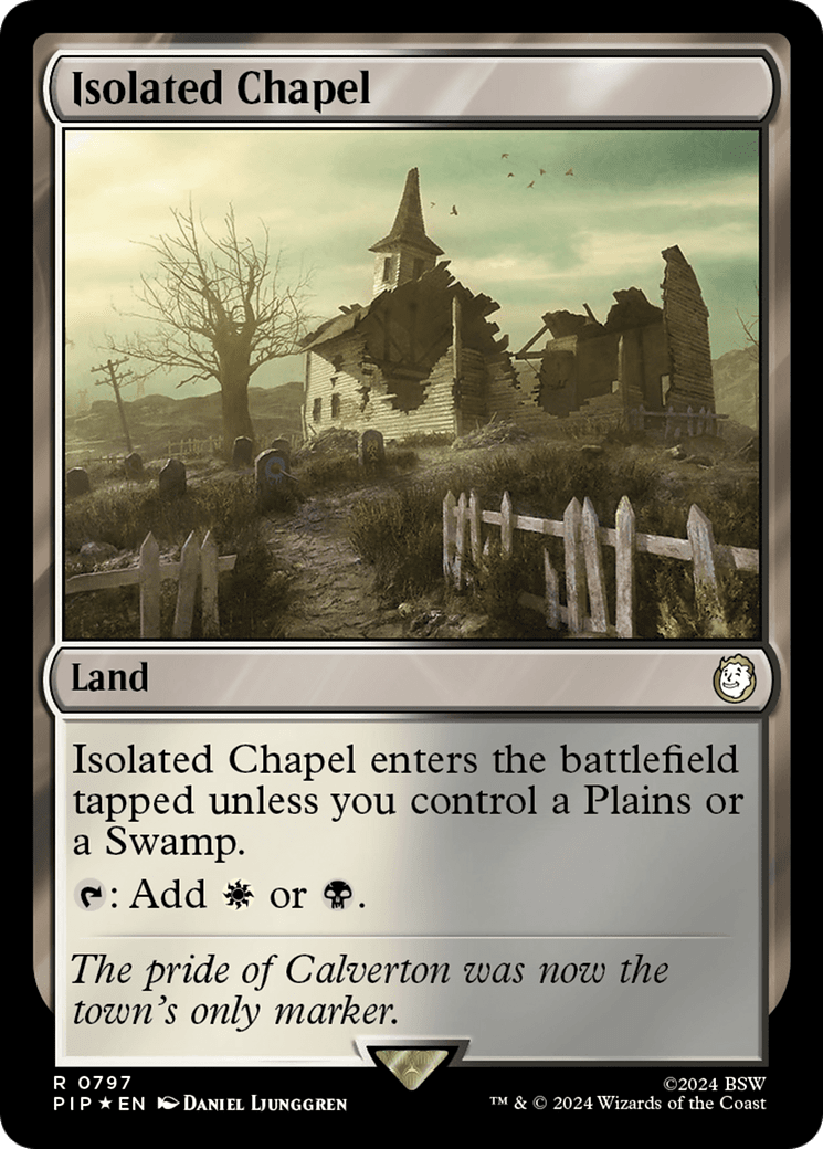 Isolated Chapel (Surge Foil) [Fallout] MTG Single Magic: The Gathering  | Multizone: Comics And Games