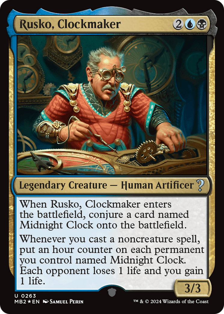 Rusko, Clockmaker [Mystery Booster 2] MTG Single Magic: The Gathering  | Multizone: Comics And Games