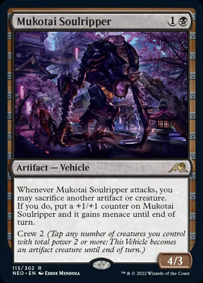 Mukotai Soulripper [Kamigawa: Neon Dynasty] MTG Single Magic: The Gathering  | Multizone: Comics And Games