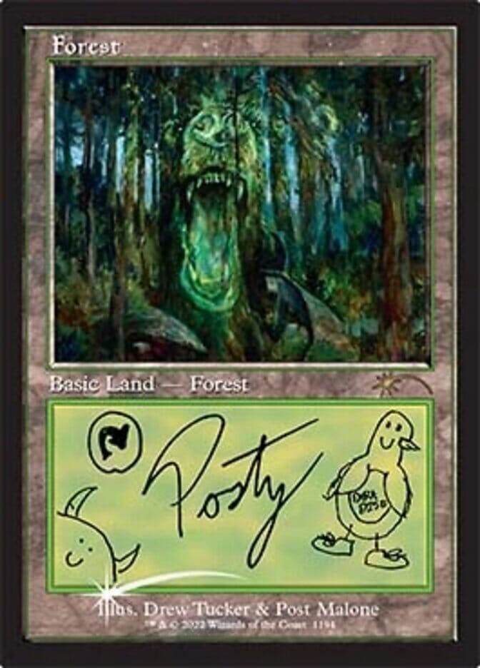 Forest (1194) [Secret Lair Drop Series] MTG Single Magic: The Gathering  | Multizone: Comics And Games