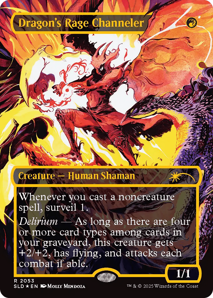 Dragon's Rage Channeler (2053) (Raised Foil) [Secret Lair Drop Series] MTG Single Magic: The Gathering  | Multizone: Comics And Games