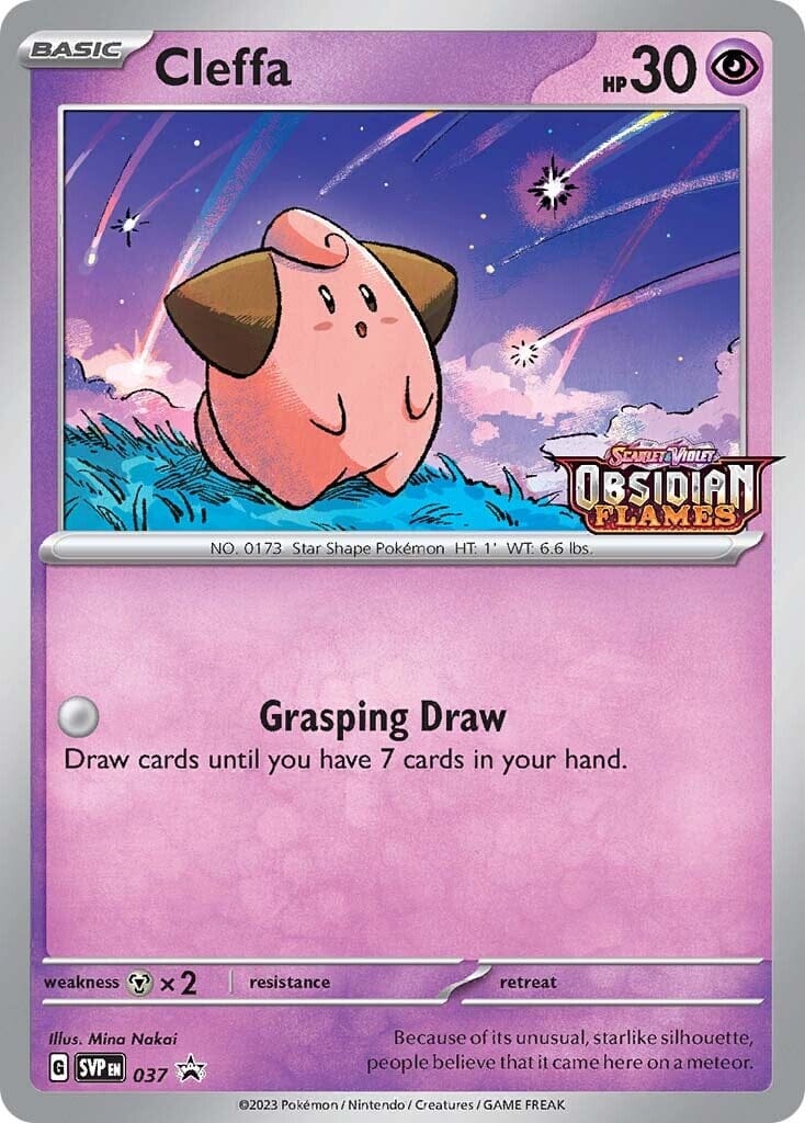 Cleffa (037) (Stamped) [Scarlet & Violet: Black Star Promos] Pokemon Single Pokémon  | Multizone: Comics And Games